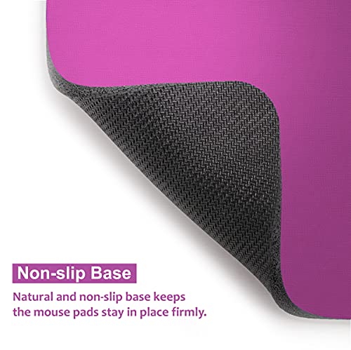 Image of Audimi Small Mouse Pad 6 x 8 Inch, Mini Mouse Pad Thick for Laptop Wireless Mouse Home Office Travel, Portable & Washable (Purple)