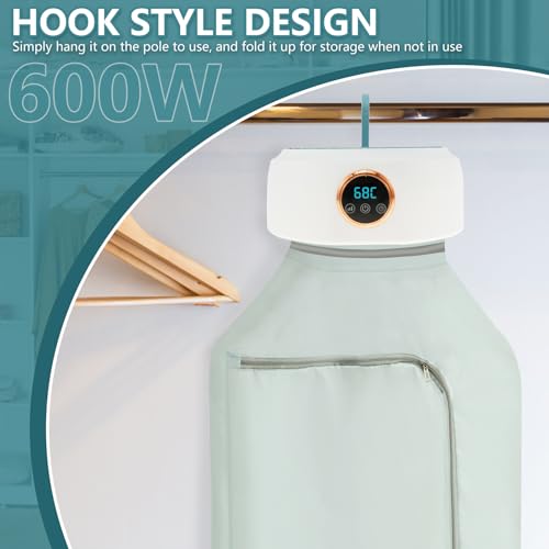 Portable Clothes Dryer Bag, Mini Portable Dryer Machine, Travel Clothes Dryer Bag, Foldable Mini Dryer for Laundry Apartments and Travelling, Hotel Room