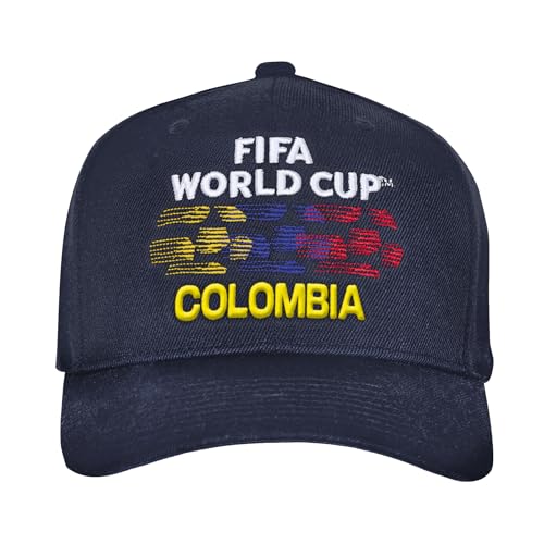 Outerstuff FIFA World Cup 2026 Pro Crown Snapback Embroidered Baseball Hat Colombia One Size