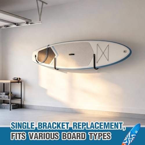 Wesiti 2 Sets Surfboard Wall Mount Rack, U-Shaped Board Hanger SUP by Wesiti - Used condition - Image 5