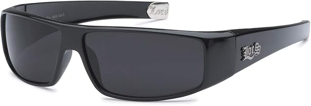 Locs 9035 Black Sunglasses | Authentic Gangster Rapper Lowrider Cholo Mens Shades