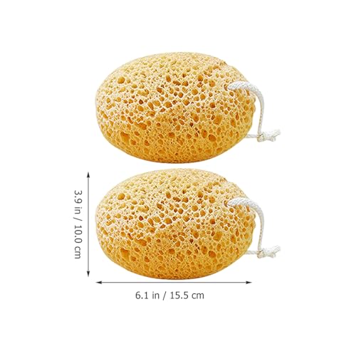 Éponge de bain exfoliante corps avec lanière lot de 2 - 2
