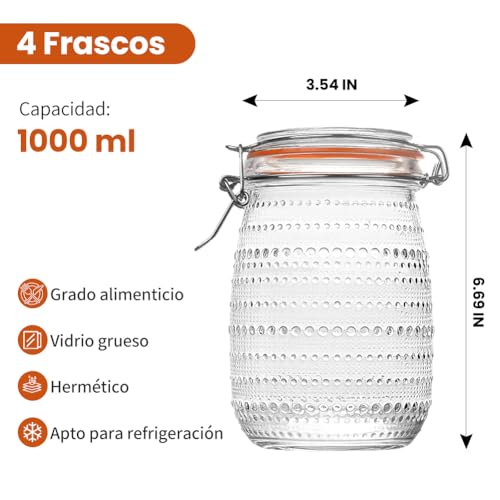 Opiniones y reviews de Frasco de vidrio de 1 litro disponible en línea para comprar. 14 Opiniones y reviews de Frasco de vidrio de 1 litro disponible en línea para comprar. 14