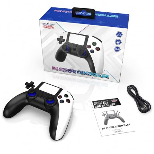 megacom Wireless Bluetooth Controller for P4/PC with 2 Rear Remap Keys
