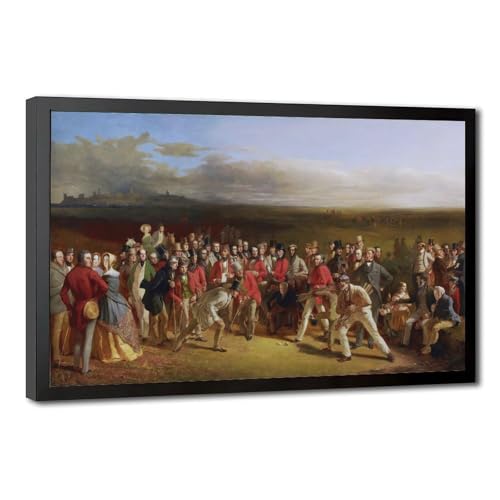 The Golfers impression sur toile décoration murale pour bureau et grand salon