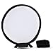 Photography Softbox,Portable Multi-Function Ring Flash Diffuser Speedlite Mini Round Beauty Dish for Speedlight Flashlight Suitable for Macro Photography(40cm)