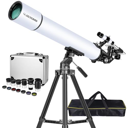 Telescopio Refractor 80mm Apertura 900mm con Kit de Accesorios miniatura 1