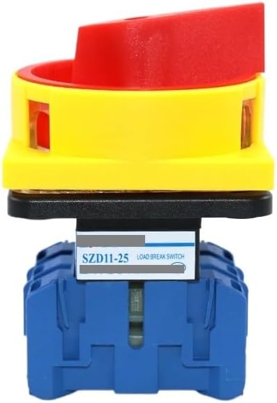 SZD11-25/300010 Off-ON 2 Positions 25A 3P Load Break Isolator Padlock Panel Switch Changeover Rotary Cam Switch