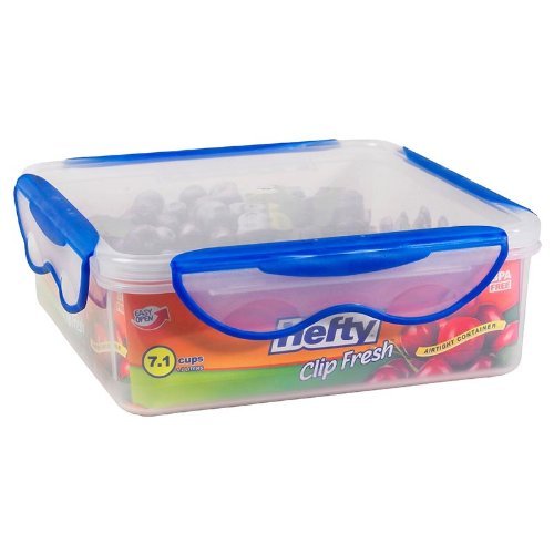 Buy Hefty Clip Fresh Food Storage Container 7.1 Cups Square Online at