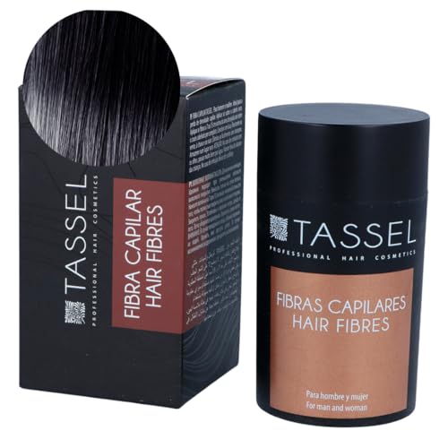 TASSEL | Fibras capilares | Microfibras para cabello y barba con dosificador basico | Disimula la perdida del cabello calvicie densidad capilar