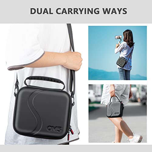 Snario Bolsa de armazenamento portátil estojo de transporte rígido com alça de transporte superior s