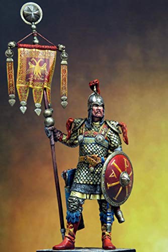 Figura en resina guerrero antiguo 1:24 sin pintar miniatura 1