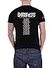 Baroness T Shirt Gold and Grey Tour 2019 Dates Band Logo Official Mens Black S #1