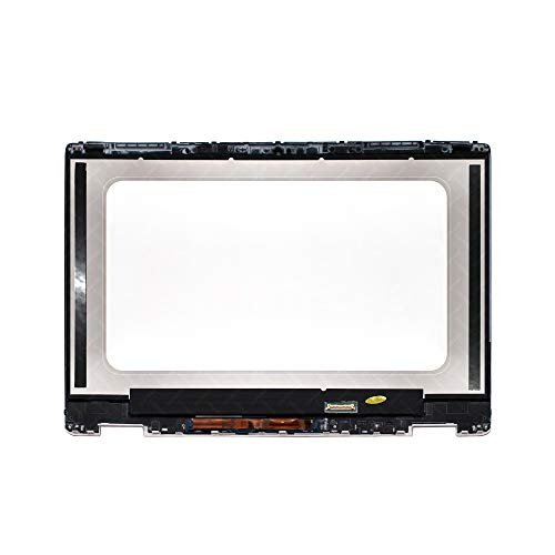 LCDOLED Replacement for HP Chromebook x360 14b-ca 14bt-ca000 14bt-caxx L73303-001 L77983-001 L73304-001 L77984-001 14.0 inches HD 1366x768 LCD Display Touch Screen Digitizer Assembly Bezel with Board