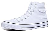 Material: Canvas Converse Chuck Taylor All Star Pocket - Hi - Blanco/Negro/Blanco Canvas