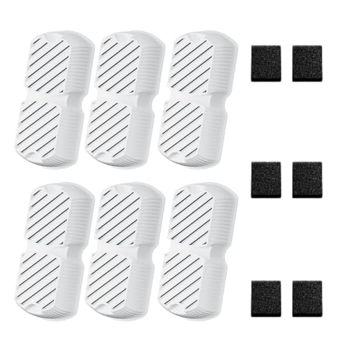 GROOKPET Dog Water Fountain Filters: 12 Dog Fountain Filters - Pet Water Fountain Filters Replacement - Including 6 Filters + 6 Sponges - Suitable for GROOKPET Dog Water Fountain for Large Dogs