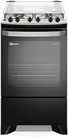 Fogão Electrolux 4 Bocas Experience com VaporBake Preto FE4TP