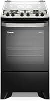 Fogão Electrolux 4 Bocas Experience com VaporBake Preto FE4TP