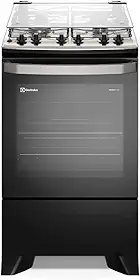 Fogão Electrolux 4 Bocas Experience com VaporBake Preto FE4TP