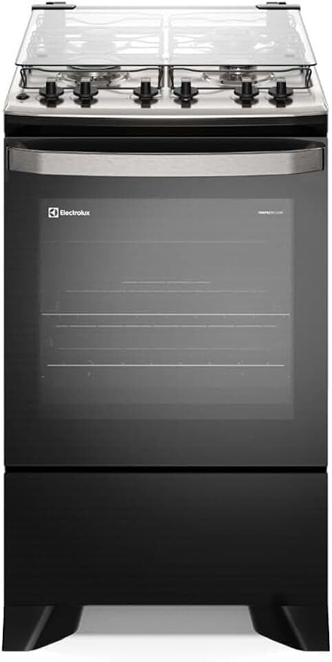 Fogão Electrolux 4 Bocas Experience com VaporBake Preto FE4TP