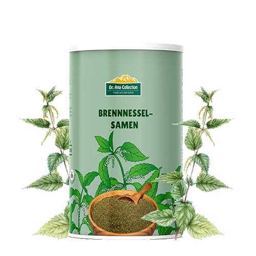 AnaVita ganze Brennesselsamen 250g | aus Wildsammlung | 100% naturbelassen I 100% ohne Zusatzstoffe | 100% allergenfrei | Mit viel Vitaminen Mineralstoffen & Proteinen | Gereinigt in Deutschland