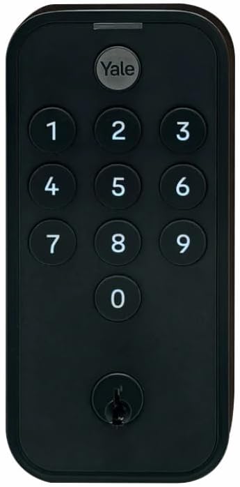 Tye Digital Door Lock with Electronic Keypad for Interior/Exterior Doors | Compatible for Home, Office, Hotel, Store Room & Garage with 35-45.5mm Door Thickness | 1 Year Warranty (Black)