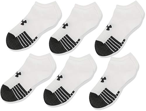 Under Armour Youth Performance Tech No Show Socks, Multipairs
