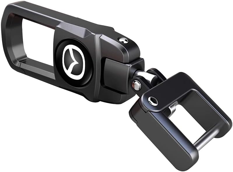 Llavero de metal para coche Mazda CX-5 CX-7 CX-8 M6 MX5 RX7 RX8 A8 CX9 MX6 R3 M2 M5 todos los modelos Llavero para hombres y Woean, rotación de 360