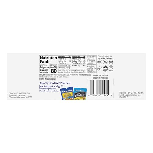 StarKist Solid White Albacore Tuna in Water, 3 oz Cans (Pack of 24) - Thumbnail 2