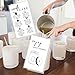 Candle Care Instruction Cards | 50 Pack | 2 x 3.5” inch Business Card | Candle Care Supplies | Black and White Minimalist Plain Soy Small Business