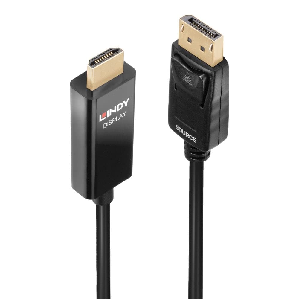 LINDY Cavo adattatore DP a HDMI da 5 m con HDR