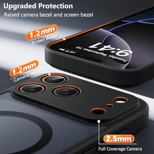 Coque iPhone 17 Pro Max fine mat noir pour éviter rayures - 4