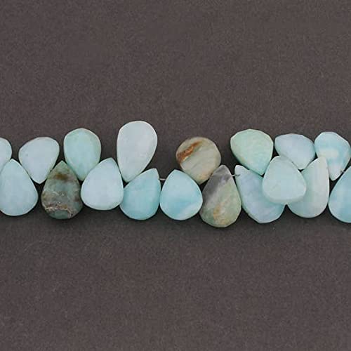 Perles opale du Pérou briolettes de 15mm à 20mm en fil de 8 pouces pour fabrication de bijoux