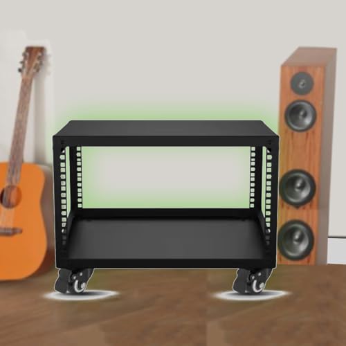 Meuble pour composants audio mobile, étagère HiFi ouverte pour salon moderne et home cinéma