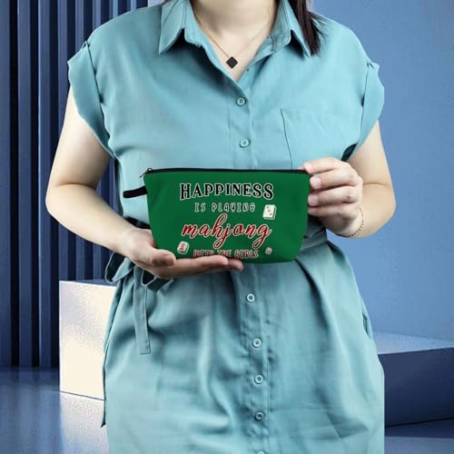 Livel lhood Bolsa cosmética con diseño Mahjong miniatura 6