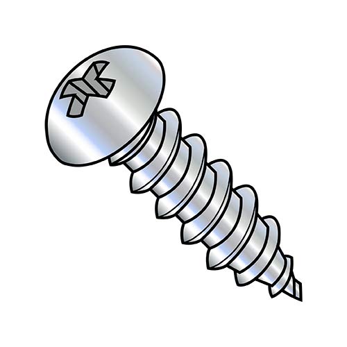 Tornillo autorroscante Phillips zinc 10-12X1/2 pack 9000