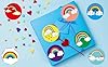 500PCS Rainbow Themed Sticker-Rainbow in The Sky Colorful Sticker Party Supplies Decorations Birthday Party Favors #4
