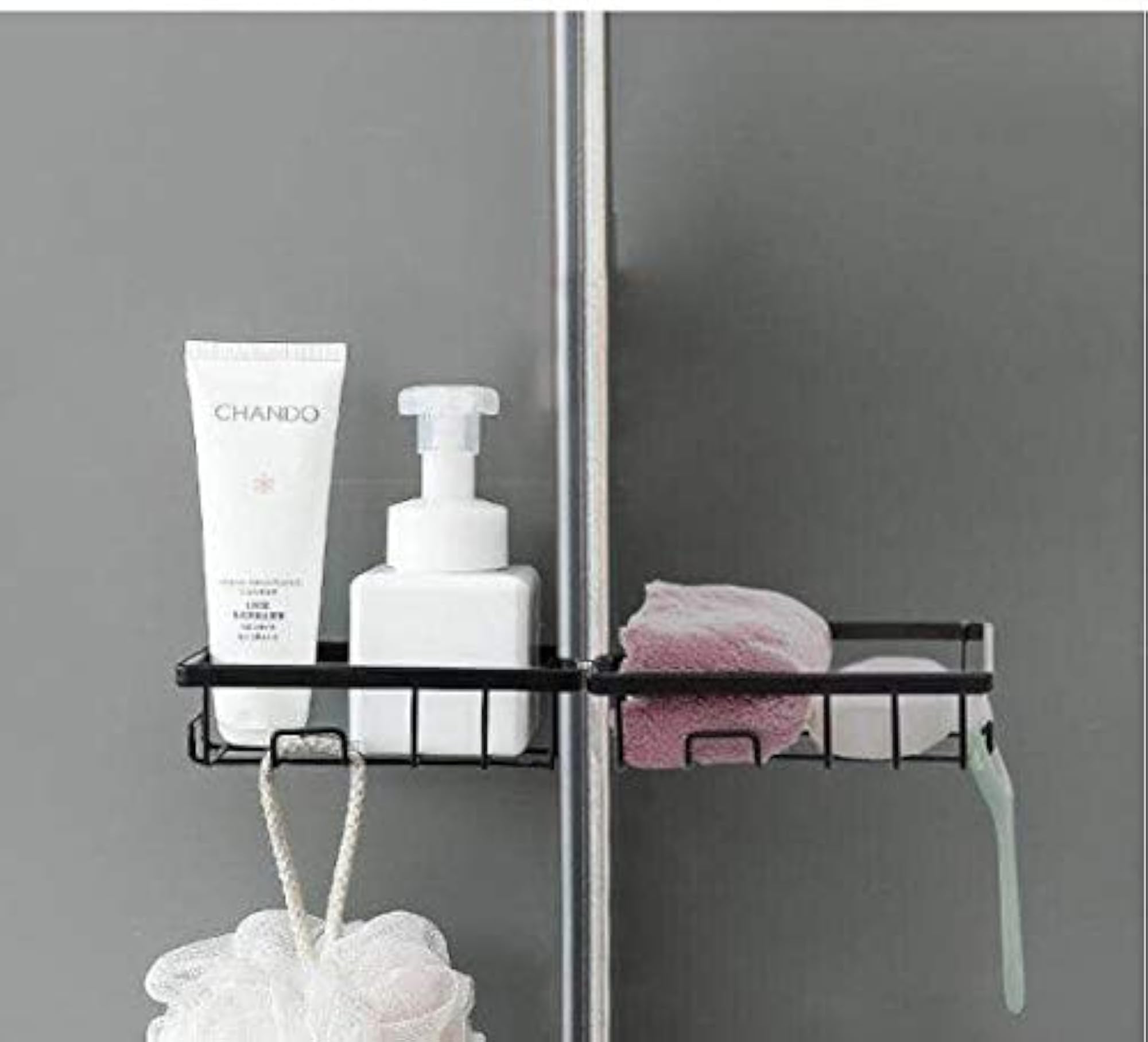 2 PCS Faucet Storage Soap Sponge Dish Hanging Holder, Metal Sink Caddy