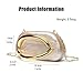 Acrylic Clutch Purse for Women Classic Round Acrylic Evening Handbag Vintage Metal Handlebars Bag for Wedding Party Prom