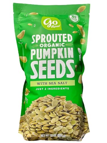 Organic Sprouted Pumpkin Seeds with Sea Salt, 22 ozBag