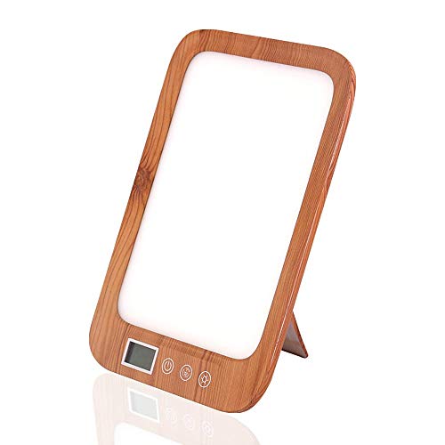 LED Light Therapy Lamp, 3 Color Temp, UV-Free, 10000 Lux