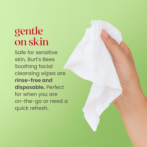 Image of Burt's Bees Soothing Fragrance Free Facial Towelettes, 30 ct.,