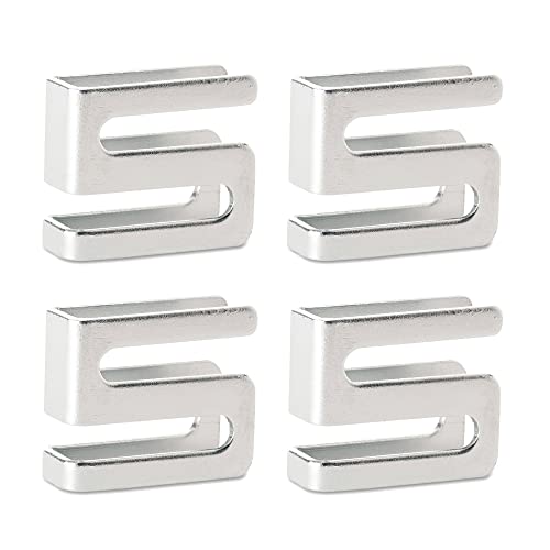 Alera ALE Wire Shelving S Hooks, Metal, Silver (Pack of 4 Hooks)