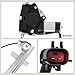 YHTAUTO Front Driver Side Power Window Regulator With 2-Pin Motor Assembly Compatible with Jeep WJ Series Grand Cherokee 2000-2004 Sport Utility