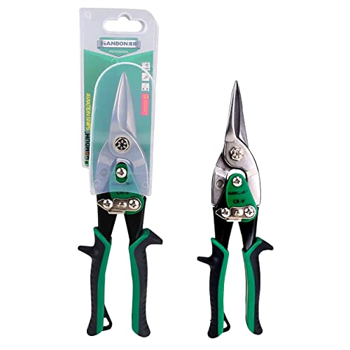 Homdum 10inch Aviation Snip Cut Tin Cutter Hanbon Anti-Slip Sawtooth ...