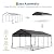 12x20FT Heavy Duty Metal Carport with Reinforced Frame and Steel Roof for All-Weather Use, All-Season Versatile Outdoor Shelter for Cars, Trucks, Boats, ATVs, Tractors & Motorcycles