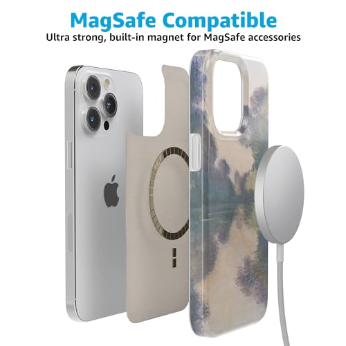 Coque iPhone 15 Pro MagSafe Casely étui classique motif Monet The Met