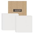 2ft x 2ft Ceiling Tile - Easy Drop-in Installation – Waterproof, Washable and Fire-Rated - High-Grade PVC to Prevent Breakage Pack of 12, White