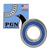 PGN (50 Pack) R16-2RS Bearing - Lubricated Chrome Steel Sealed Ball Bearing - 1