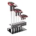 Produktbild STIER T-Griff-Schraubendreher-Satz 6kt, 2-10mm, 8-teilig, aus hochwertigem Chrom-Vanadium-Stahl, mit Metall-Halter, Schraubendreher-set mit optimaler Kraftübertragung